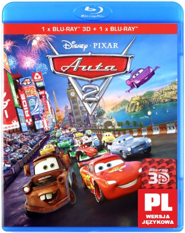 Auta 2 3D (Disney Pixar) [Blu-Ray 3D]+[Blu-Ray]