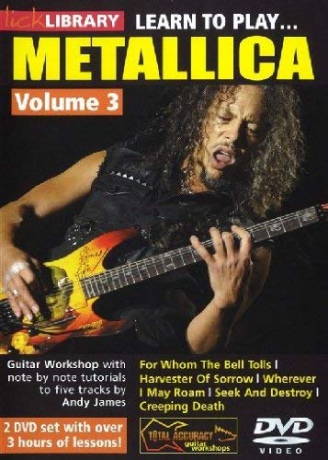 Lick Library: Learn To Play Metallica Volume 3 [DVD]