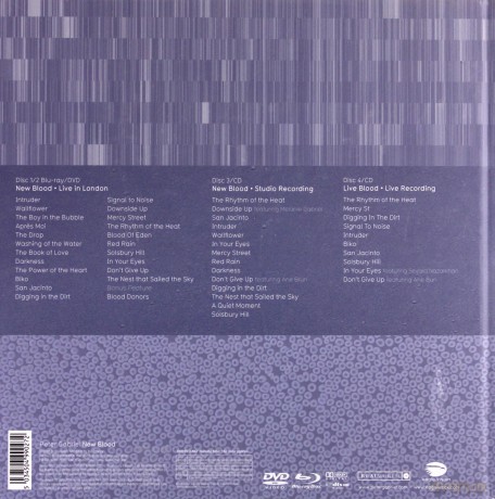 Peter Gabriel: New Blood - Live In London (Limited digibook) [Blu-Ray]+[DVD]+[2CD]+[KSIĄŻKA]
