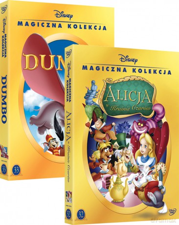 Alicja w Krainie Czarów / Dumbo (Disney) [BOX] [2DVD]