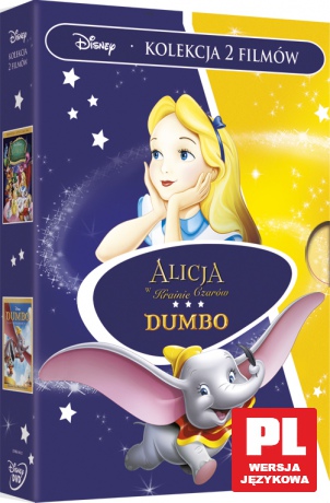 Alicja w Krainie Czarów / Dumbo (Disney) [BOX] [2DVD]