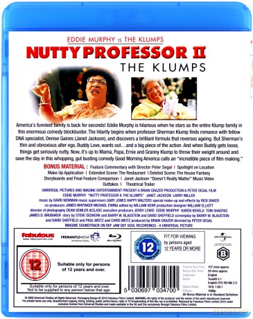 Nutty Professor II The Klumps (Gruby i chudszy II: Rodzina Klumpów) [Blu-Ray]