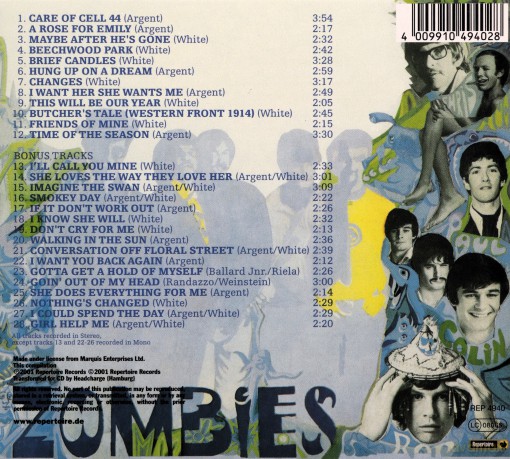 Zombies: Odessey And Oracle [CD]