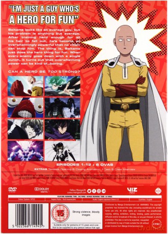 One Punch Man Collection One (Episodes 1-12 + 6 Ova) [DVD]