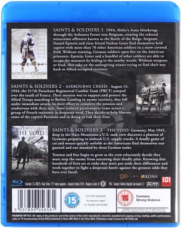Saints And Soldiers Triple Pack (Limited) [3xBlu-Ray]