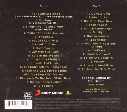Paul Simon: Songwriter  [2CD]
