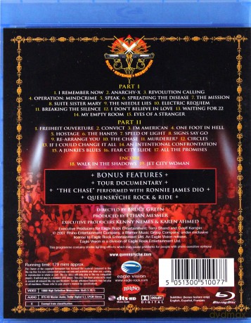 Queensryche: Mindcrime At The Moore [Blu-Ray]