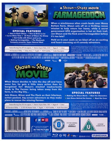 The Shaun Sheep 2 Movie Collection [2xBlu-Ray]