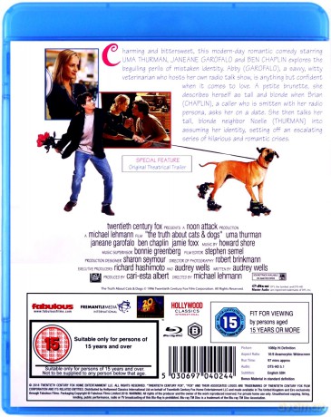 The Truth about Cats and Dogs (Jak pies z kotem) [Blu-Ray]