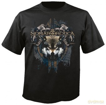 Sonata Arctica: Wolfhead, Black (M) [T-SHIRT]