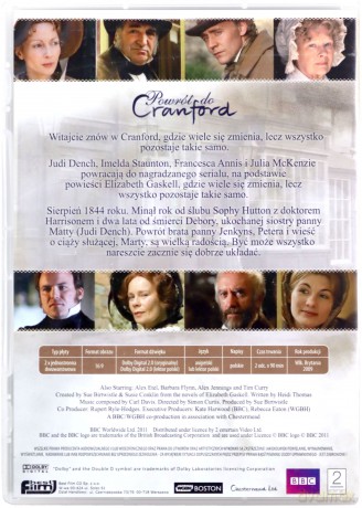 Powrót do Cranford (BBC) [2DVD]