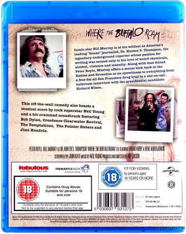 Where The Buffalo Roam (Tam wędrują bizony) [Blu-Ray]