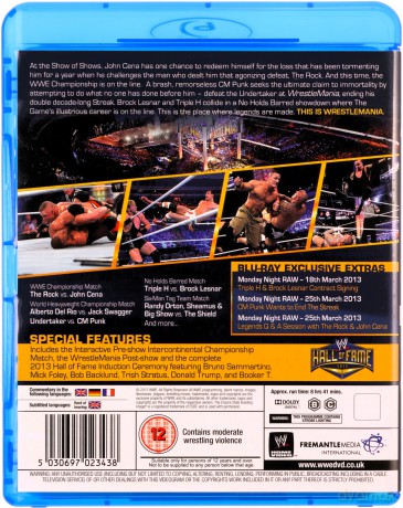 Wrestlemania 29 [3xBlu-Ray]