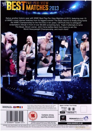 WWE Best Ppv Matches 2013 [3DVD]