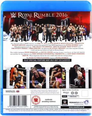 WWE Royal Rumble 2016 [Blu-Ray]