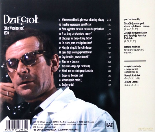 Dzięcioł soundtrack (Henryk Kuźniak & Juliusz Loranc) [CD]