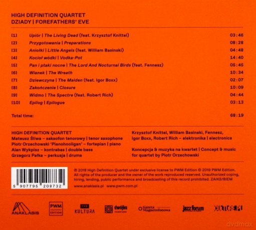 High Definition Quartet: High Definition Quartet Dziady [CD]