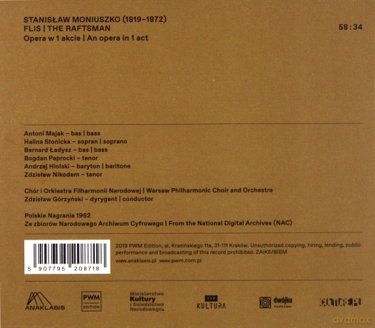 Moniuszko Flis [CD]