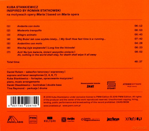 Stankiewicz Inspired By Roman Statkowski [CD]