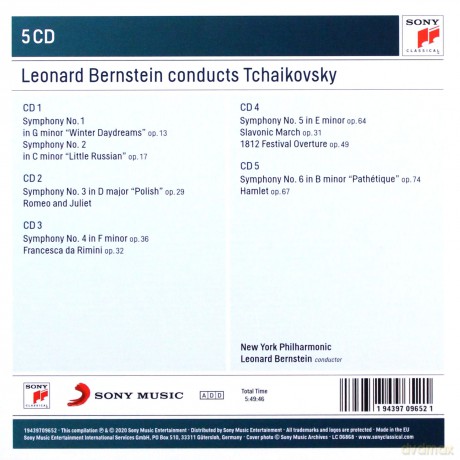 Leonard Bernstein: Bernstein Conducts Tchaikovsky [5CD]