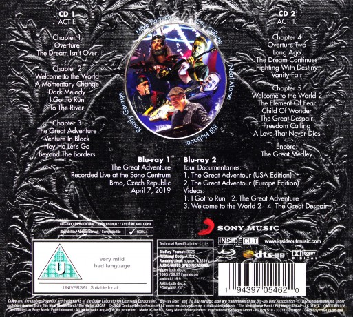 The Neal Morse Band: The Great Adventour - Live in BRNO 2019 [2xBlu-Ray]+[2CD]