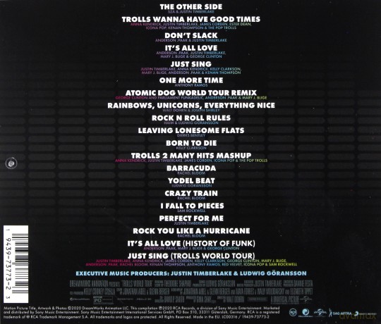 TROLLS World Tour soundtrack [CD]