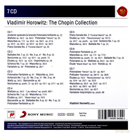 Vladimir Horowitz: Vladimir Horowitz: The Chopin Collection [7CD]