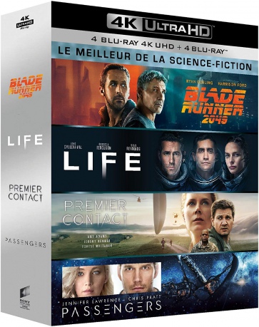 Blade Runner 2049 / Life / Nowy początek / Pasażerowie [BOX] [4xBlu-Ray 4K]+[4xBlu-Ray]