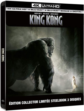 King Kong (steelbook) [Blu-Ray 4K]+[2xBlu-Ray]