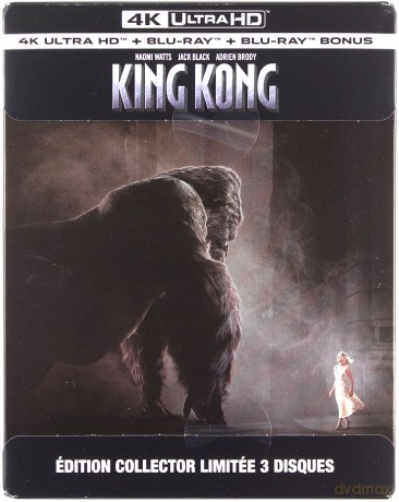 King Kong (steelbook) [Blu-Ray 4K]+[2xBlu-Ray]