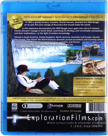 Darwin - The Voyage That Shook the World [Blu-Ray]