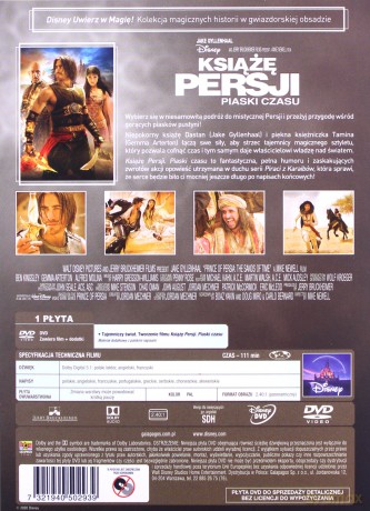 Książę Persji: Piaski czasu (Uwierz w magię) (Disney) [DVD]