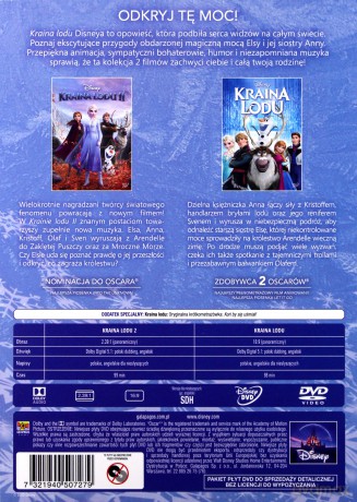 Kraina Lodu 1-2 (Disney) [BOX] [DVD]