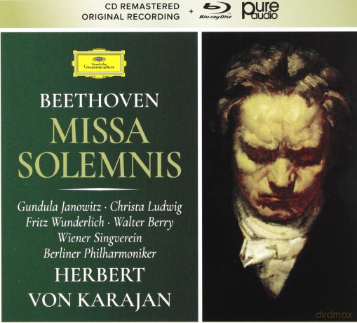Herbert Von Karajan: Beethoven Missa Solemnis [Blu-Ray]+[CD]