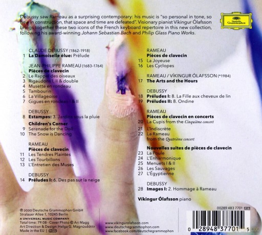 Vikingur Olafsson: Debussy Rameau [CD]
