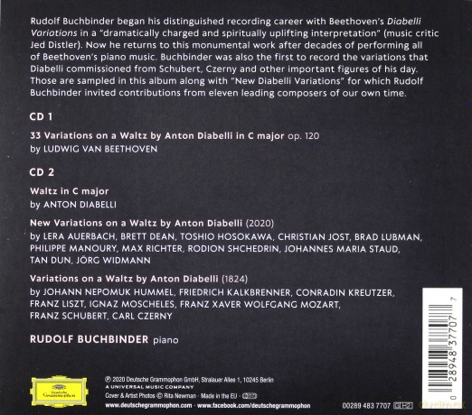 Rudolf Buchbinder: The Diabelli Project [2CD]