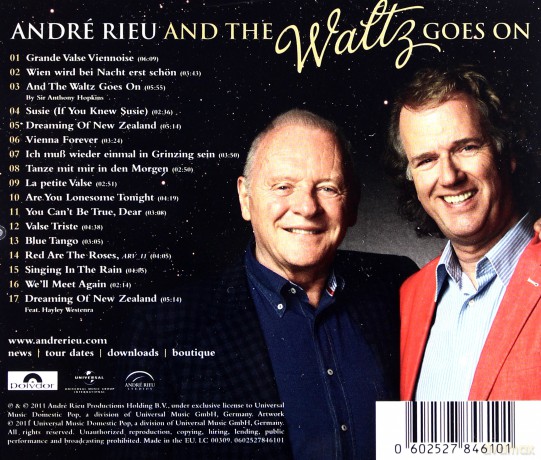 Andre Rieu: And The Waltzgoes On [CD]