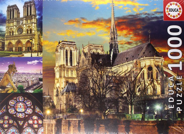 EDUCA 1000 el. Notre Dame Kolaż [PUZZLE]