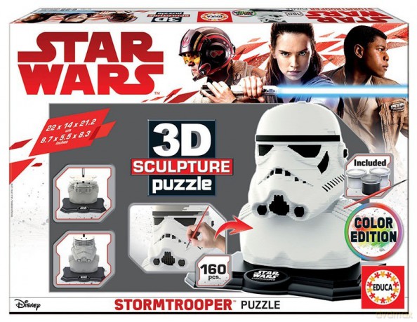EDUCA 3D Rzeźba Szturmowiec, kolorowe [PUZZLE]