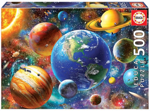 EDUCA 500 el. Układ słoneczny [PUZZLE]