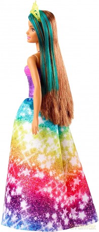 Lalka Barbie Dreamtopia Księżniczka 2 Lalka brunetka