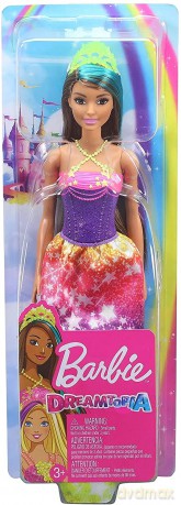 Lalka Barbie Dreamtopia Księżniczka 2 Lalka brunetka