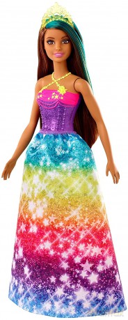 Lalka Barbie Dreamtopia Księżniczka 2 Lalka brunetka