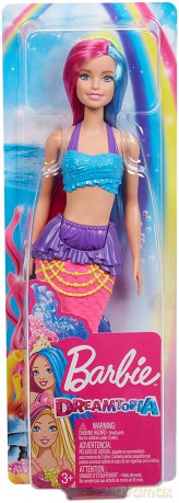 Lalka Barbie Dreamtopia Syrena 1 Lalka fioletowy ogon