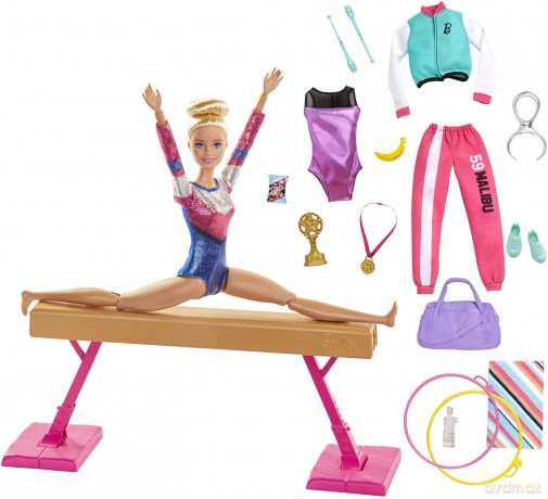 Lalka Barbie Gimnastyczka Zestaw