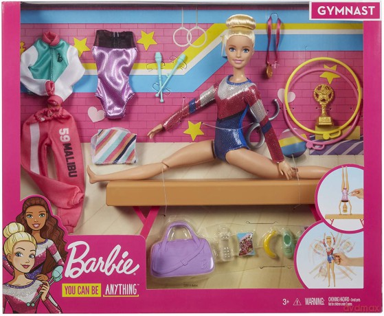Lalka Barbie Gimnastyczka Zestaw