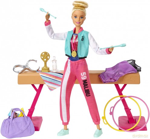 Lalka Barbie Gimnastyczka Zestaw