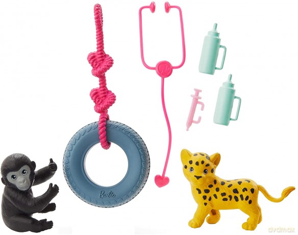 Lalka Barbie Ken Kariera Zestaw Weterynarz w ZOO