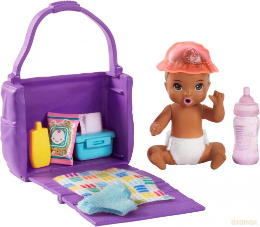 Lalka Barbie Skipper dziecko akcesoria Zmiana pieluszki