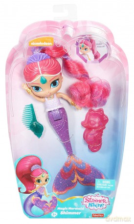 Lalka Syrenka Zmiana koloru Shimmer i Shine